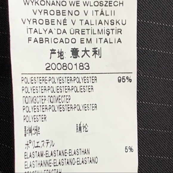 United Colors of Benetton Classic Pin Stripe Skirt Black Sz 10 - Picture 14 of 14